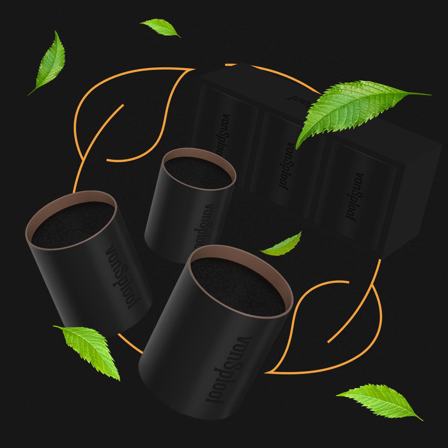 3-Pack vonSploof Replacement Filters with Optional Mesh