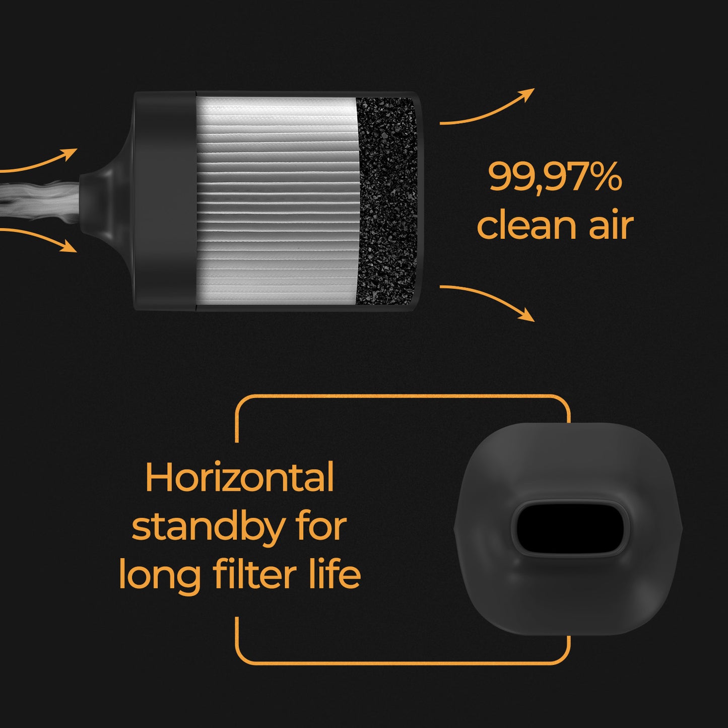 Grey vonSploof Personal Air Filter