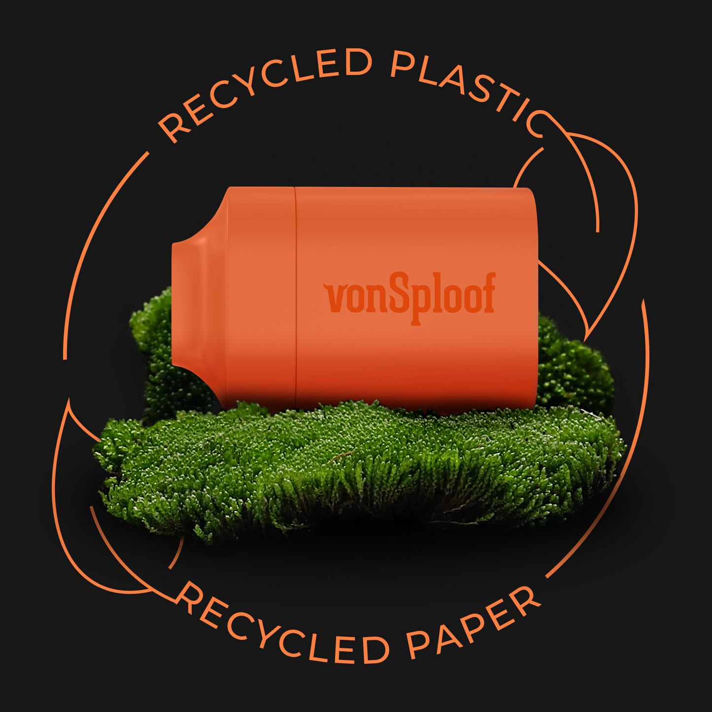 Orange vonSploof Personal Air Filter