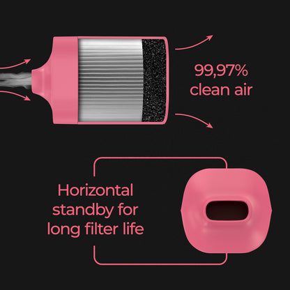 Pink vonSploof Personal Air Filter